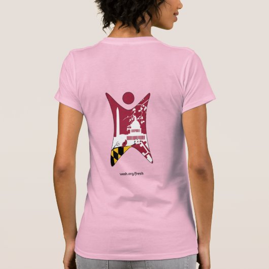 新鮮な Tシャツ (裏面)