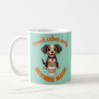 新鮮なVibes & Coffee Puppyデジよくはしゃぐタルトール コーヒーマグカップ
