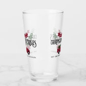 新鮮に切れたクリスマスツリー タンブラーグラス (左)