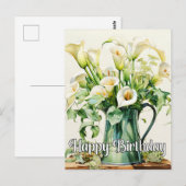 新鮮に摘まれたコリドラス・リリーの花 ポストカード (正面/裏面)