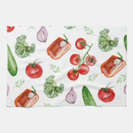 新鮮市場野菜 キッチンタオル