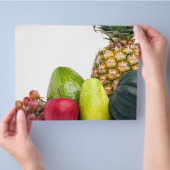 新鮮果物と野菜レイアウト チラシ (手)