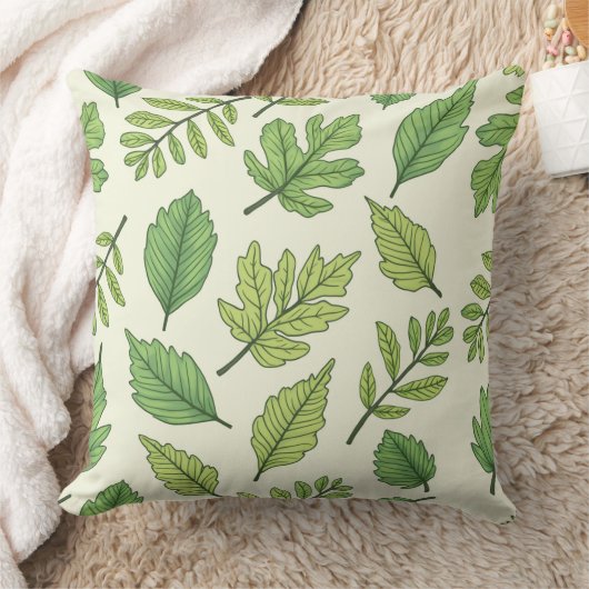 新鮮葉 クッション (ブランケット)