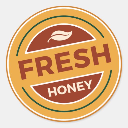 新鮮蜂蜜の製品情報 ラウンドシール (正面)