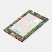 新鮮野菜の健康パーソナライズされた場 ポストイット (アングル)