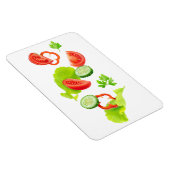 新鮮野菜の落下 マグネット (右側)