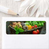 新鮮野菜を栽培する ラベル (インサイチュ)