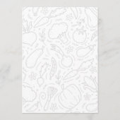 新鮮食品・健康食品のケータリングレストランメニュー メニュー (裏面)