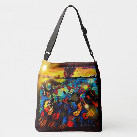 新鮮馬01-01 クロスボディバッグ (裏面)