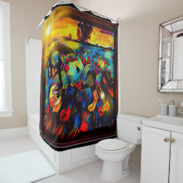 新鮮馬01-01 シャワーカーテン