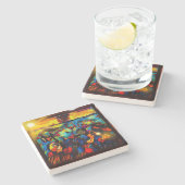 新鮮馬01-01 ストーンコースター (横)