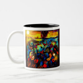 新鮮馬01-01 ツートーンマグカップ