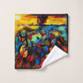 新鮮馬01-01 バスタオルセット (ウォッシュタオル)