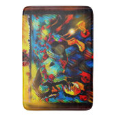 新鮮馬01-01 バスマット (正面縦)