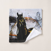 新鮮馬02-01 バスタオルセット (ウォッシュタオル)