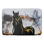 新鮮馬02-01 バスマット (正面)