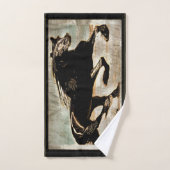 新鮮馬03 バスタオルセット (ハンドタオル)