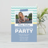 新21歳の誕生日パーティの招待状 招待状 (スタンド正面)