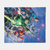 新52カバー#1第3プリント フリースブランケット (正面(横))