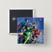 新52カバー#1第3プリント 缶バッジ (正面&裏面)