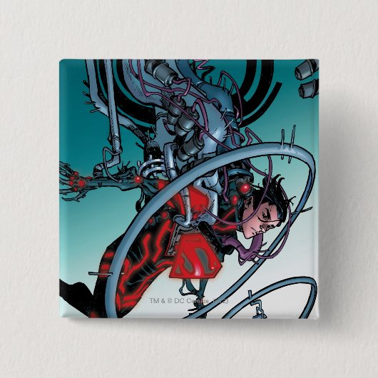 新52 – スーパーボーイ#1 缶バッジ (正面)