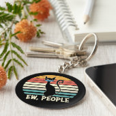 新。人のキーチェーン キーホルダー (側面)