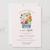 新・章文芸家書の赤ちゃんシャワー 招待状 (正面)