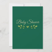 新Baby Showerの招待状|赤ちゃんのお祝い 招待状 (裏面)