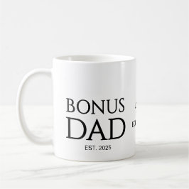 新DADギフトカスタムテキストボーナスDAD設立 コーヒーマグカップ