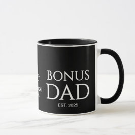 新DADギフト 父の日 おめでとうBONUS DAD ESTABLISHED マグカップ