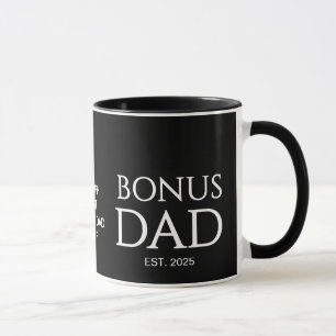 新DADギフト 父の日 おめでとうBONUS DAD ESTABLISHED マグカップ