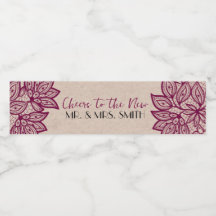 新mrへの応援ミセス・ウォーター・ボトル・ラベル