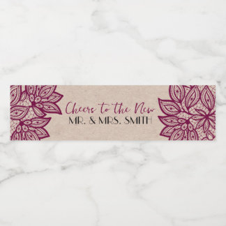 新mrへの応援ミセス・ウォーター・ボトル・ラベル ペットボトルラベル