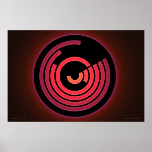 方位角の時間特異点 ポスター (正面)