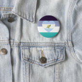 方向づけられたaroaceのmlmボタン 缶バッジ (インサイチュ)