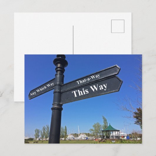 '方向なし' ポストカード (正面/裏面)