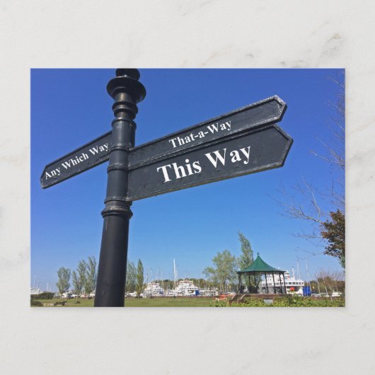 '方向なし' ポストカード (正面)