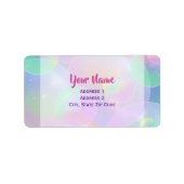 方向のラベル – 泡 ラベル (正面)