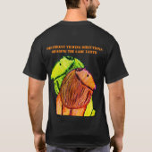 方向の違う表示 Tシャツ (裏面)