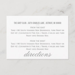 方向は|シェブロンを梳きます エンクロージャーカード