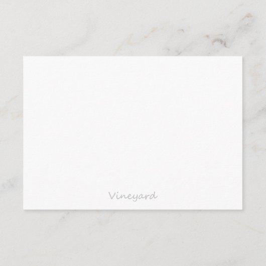 方向は|シェブロンを梳きます エンクロージャーカード (裏面)