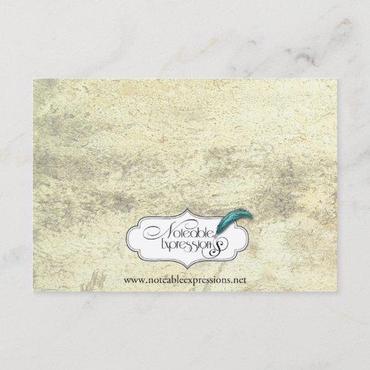 方向を結婚しているハートの女王 エンクロージャーカード (裏面)