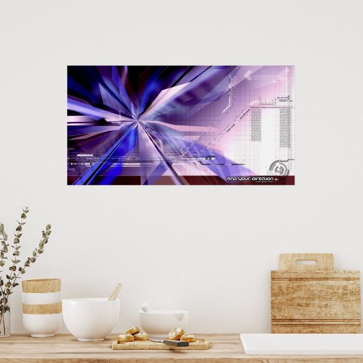 方向を見つける ポスター (キッチン)