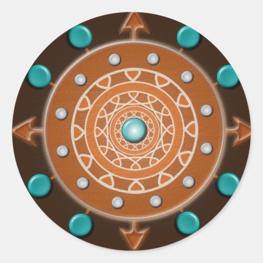 方向シート当たり20シール ラウンドシール (正面)