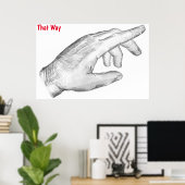 方向ポスター ポスター (ホームオフィス)