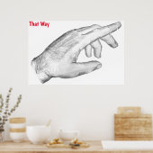 方向ポスター ポスター (キッチン)