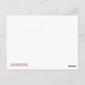 方向日本の図 ポストカード (裏面)