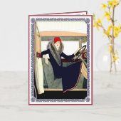 方向無し人 カード (黄色い花)