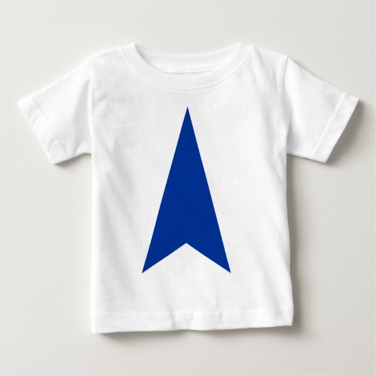 方向矢印 ベビーTシャツ (正面)