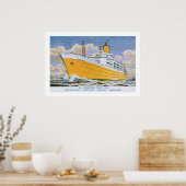 方向線のオルソヴァ ポスター (キッチン)